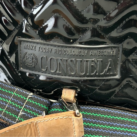 Consuela Inked Sling Quilted Patent Bag - Picture 5 of 11